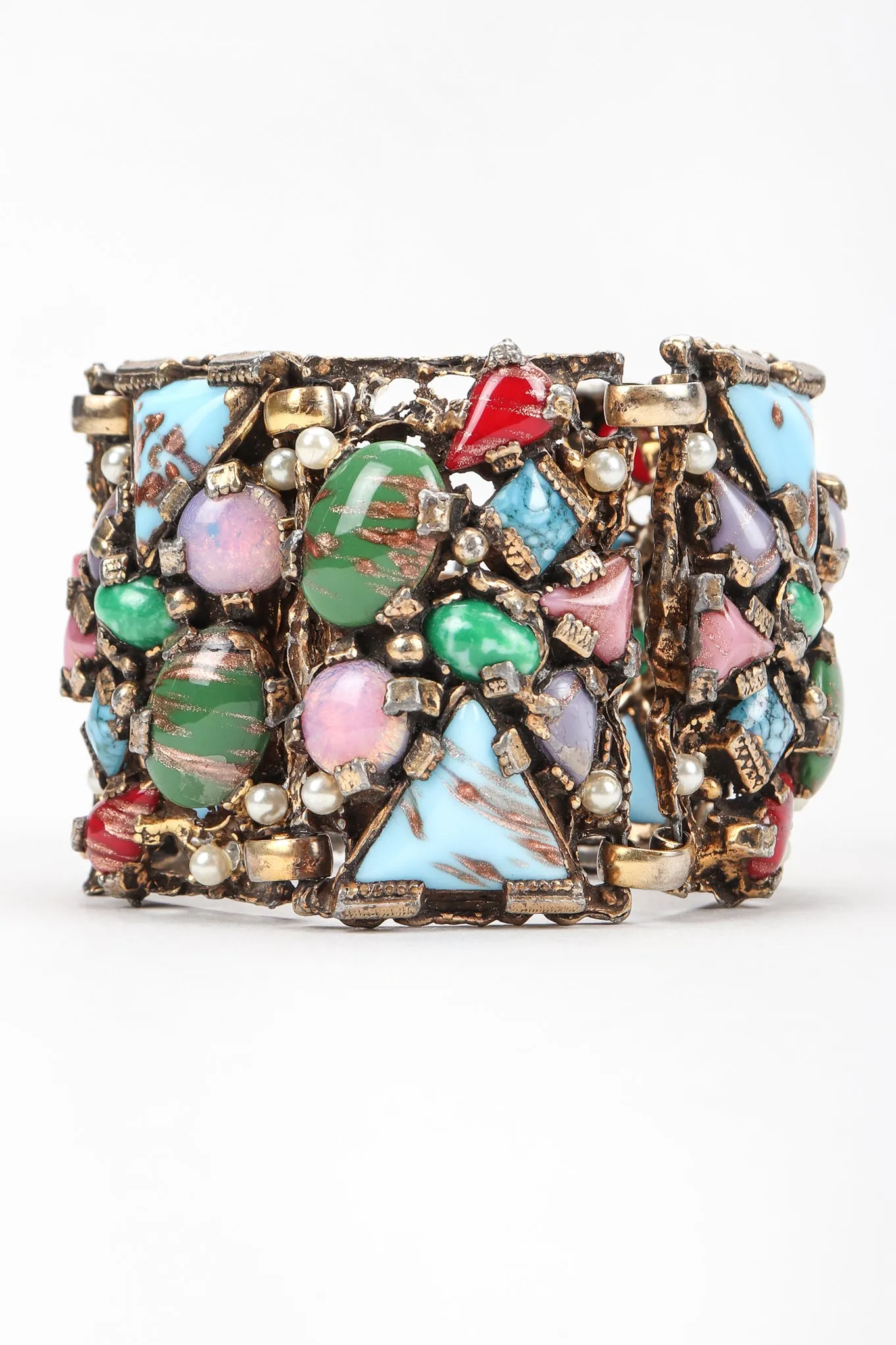 Gemstone Mosaic Bracelet