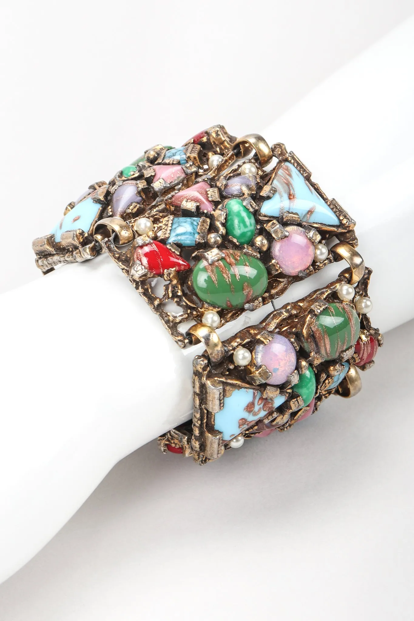 Gemstone Mosaic Bracelet