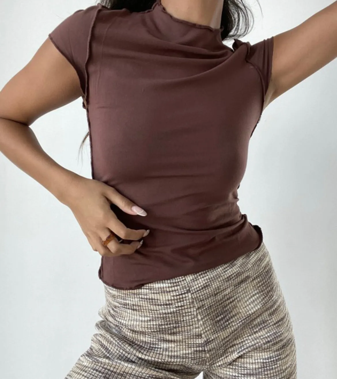 Get Into It Brown Top