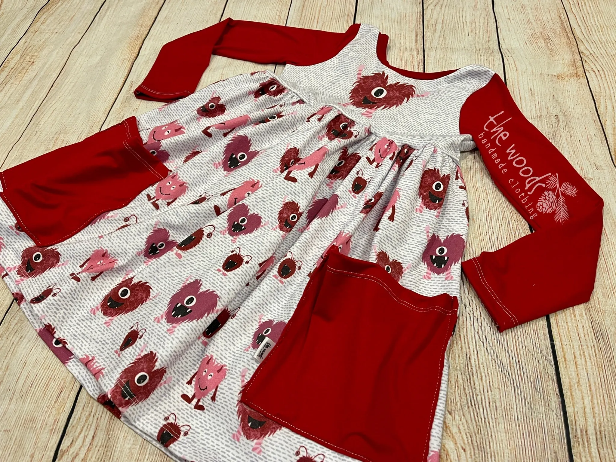 Girls Ellie Pocket Dress-CUSTOM ORDER