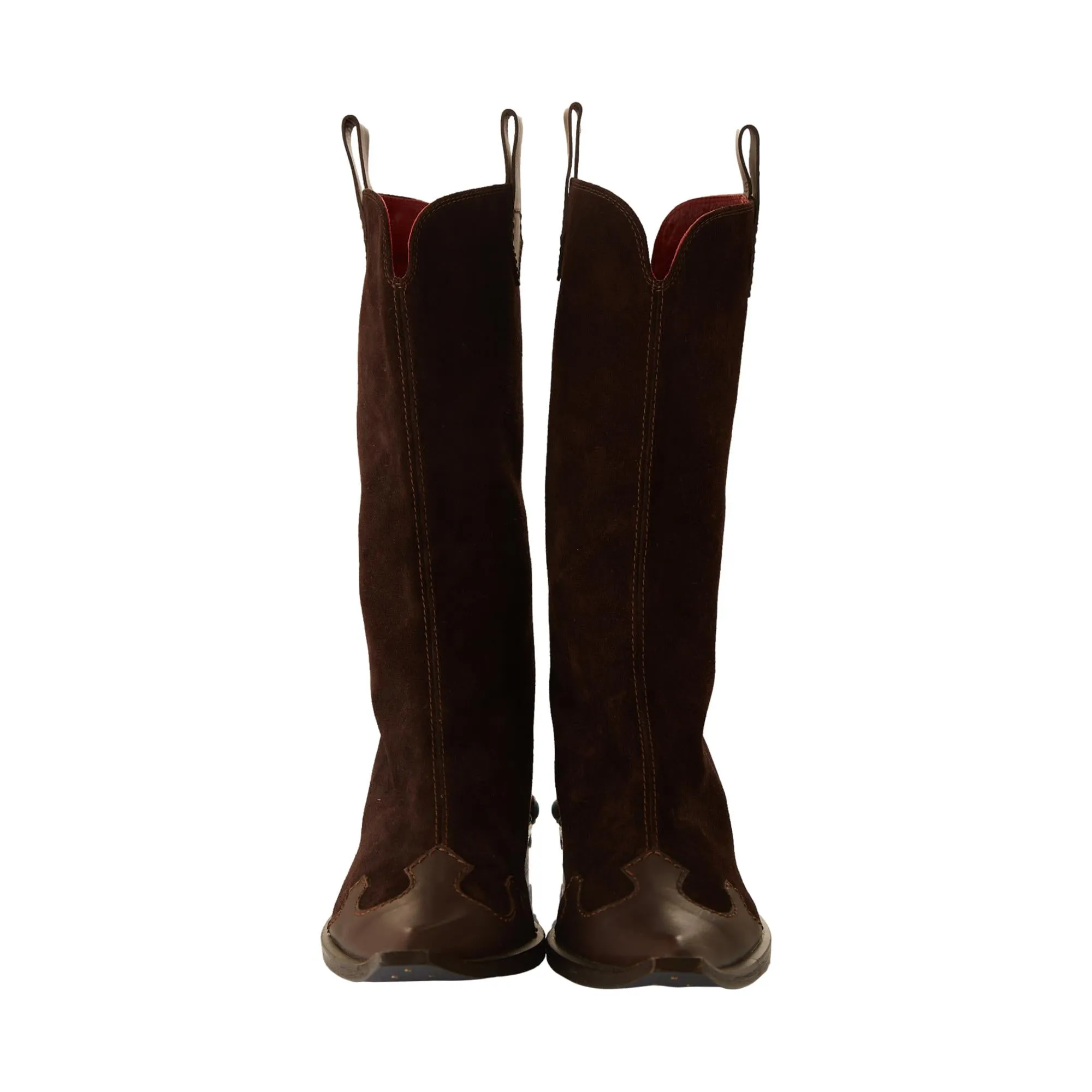 Guiseppe Zanotti Suede Western Boots