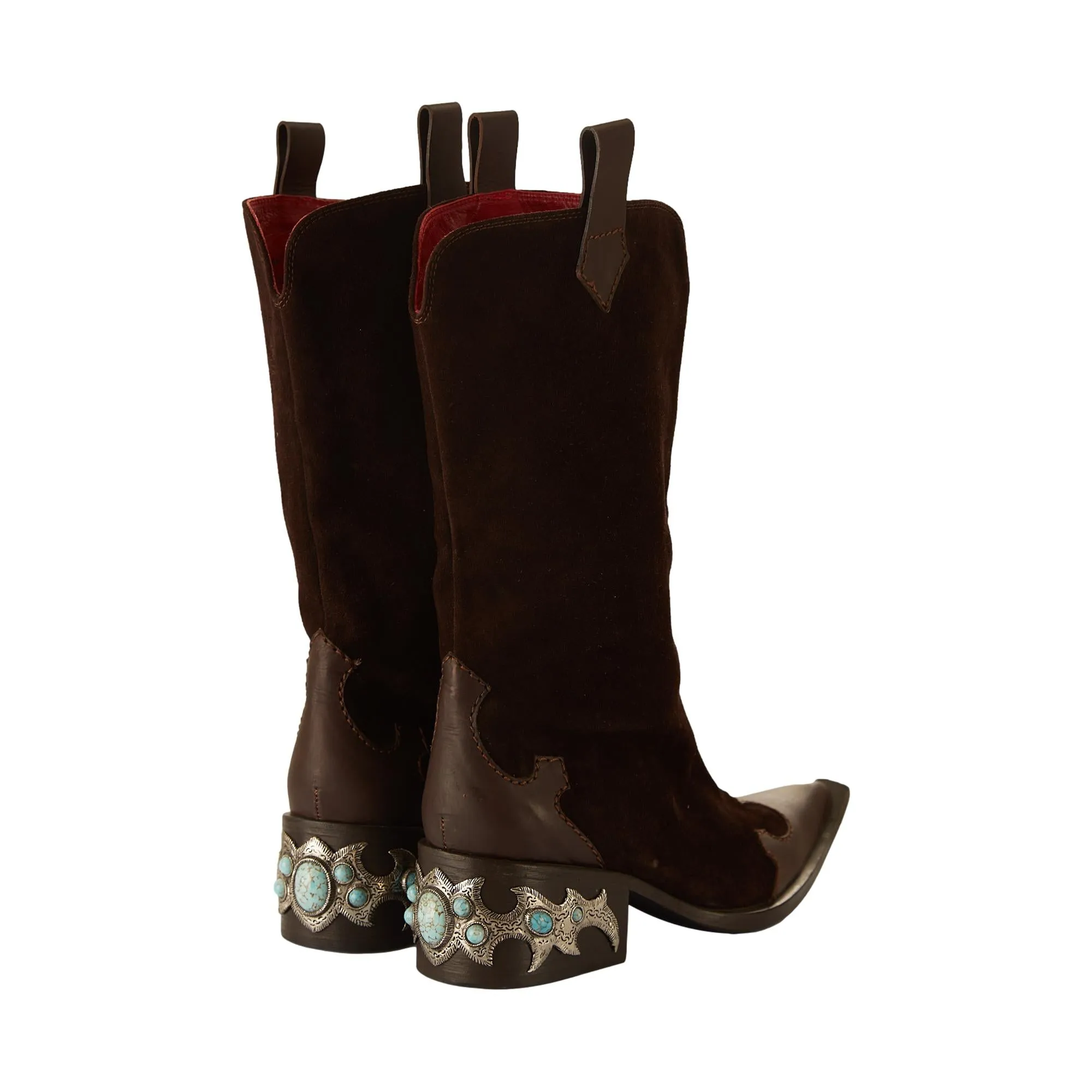 Guiseppe Zanotti Suede Western Boots