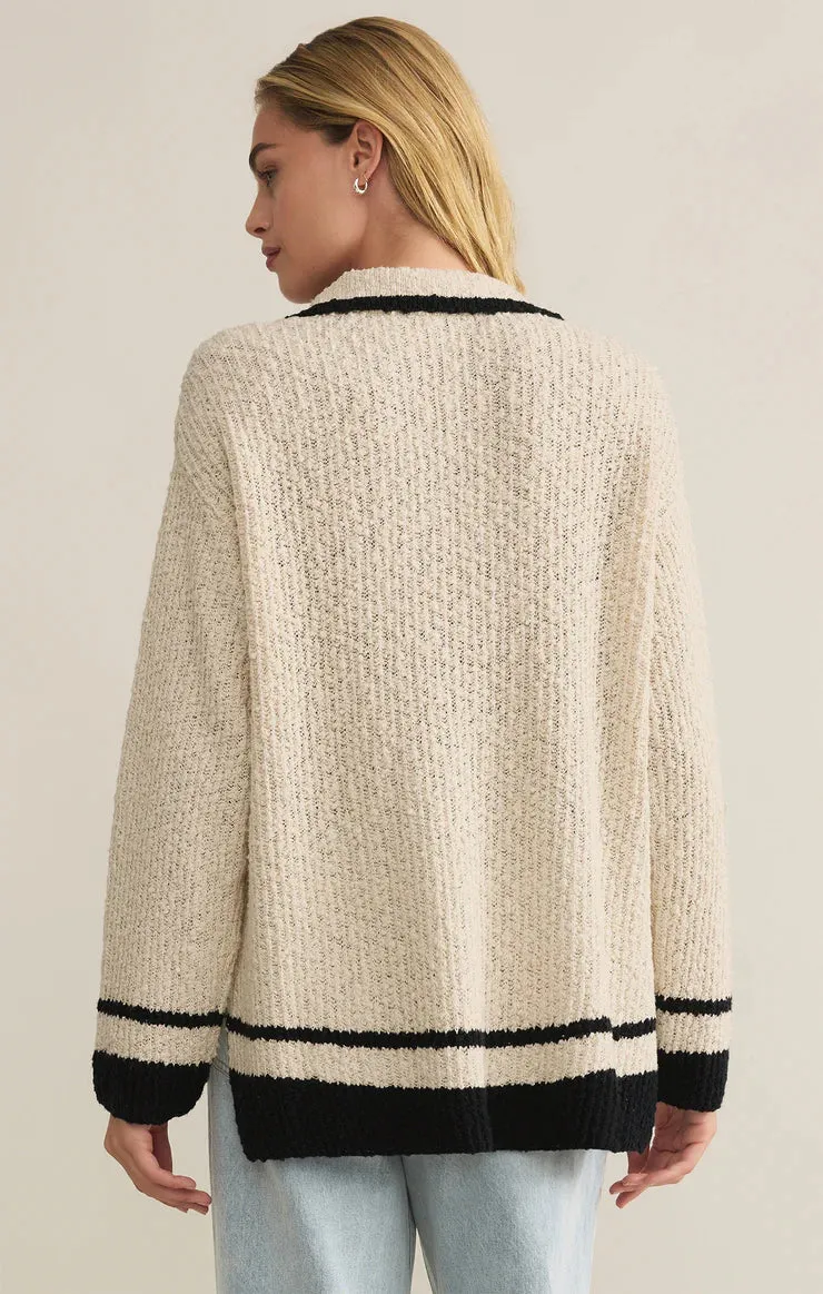 HAMMOND POLO SWEATER - NATURAL