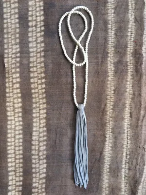 handmade suede tassel necklace - Amy Weber Design