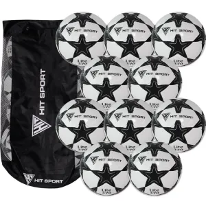 Hit Sport Training Football 370g (Under 14) | 10 Pack   Bag