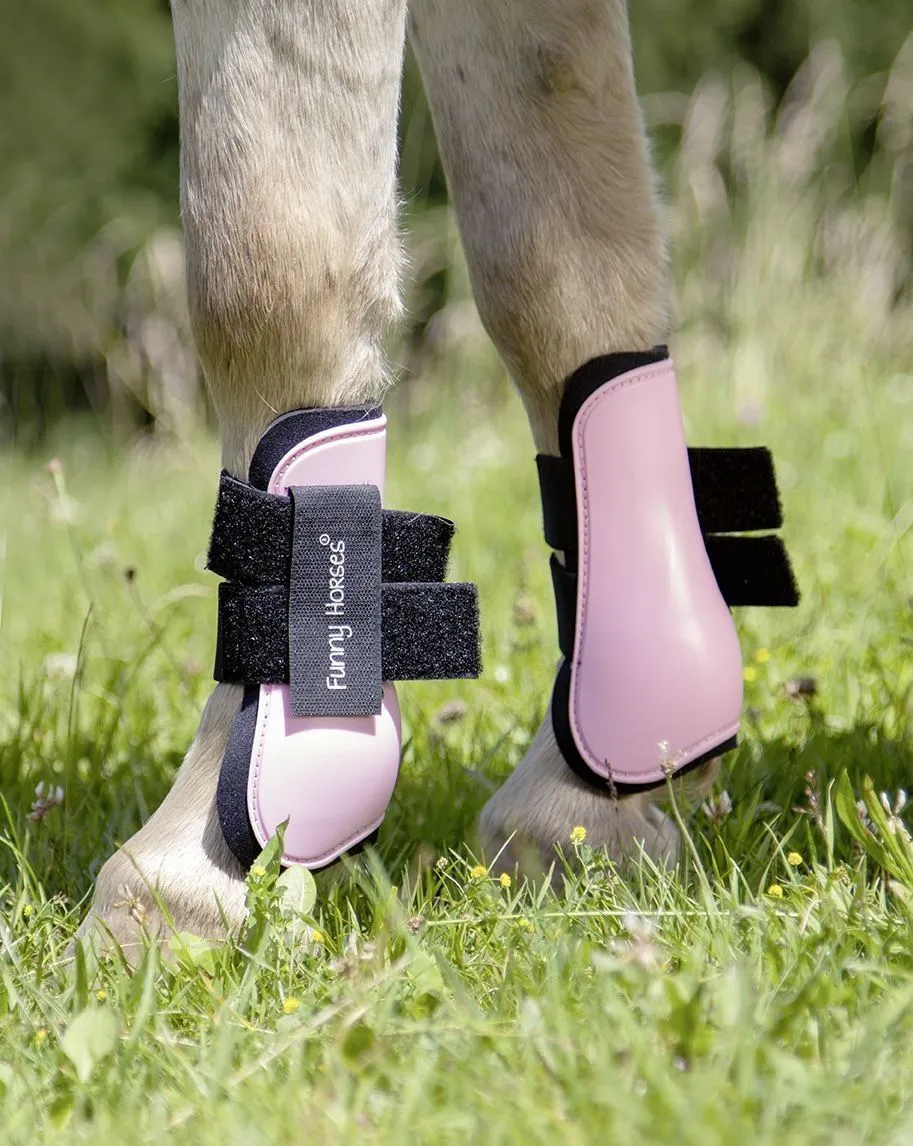 HKM Protection Boots Funny Horses