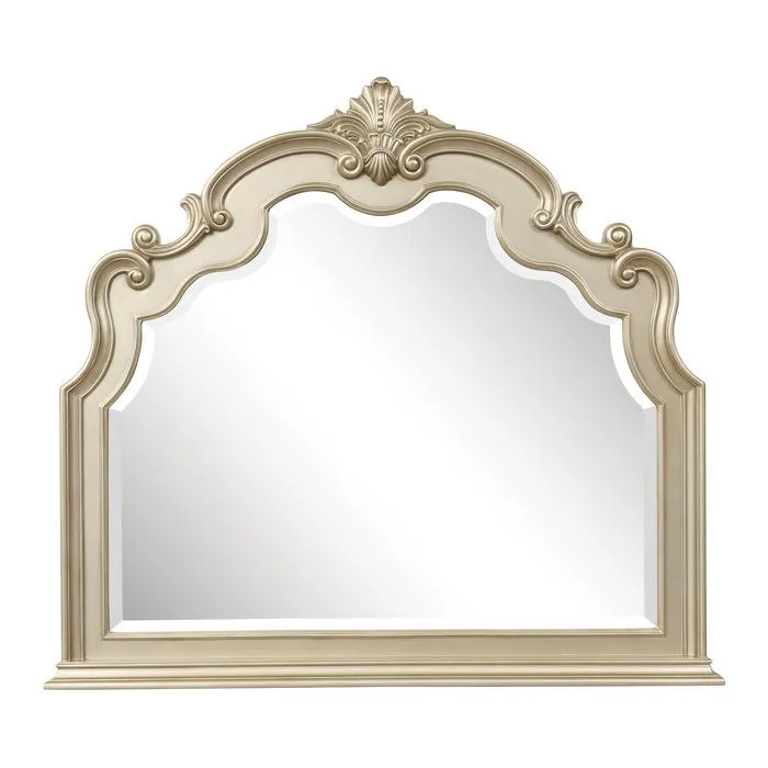 Homelegance Antoinetta Mirror in Champagne Wood 1919NC-6