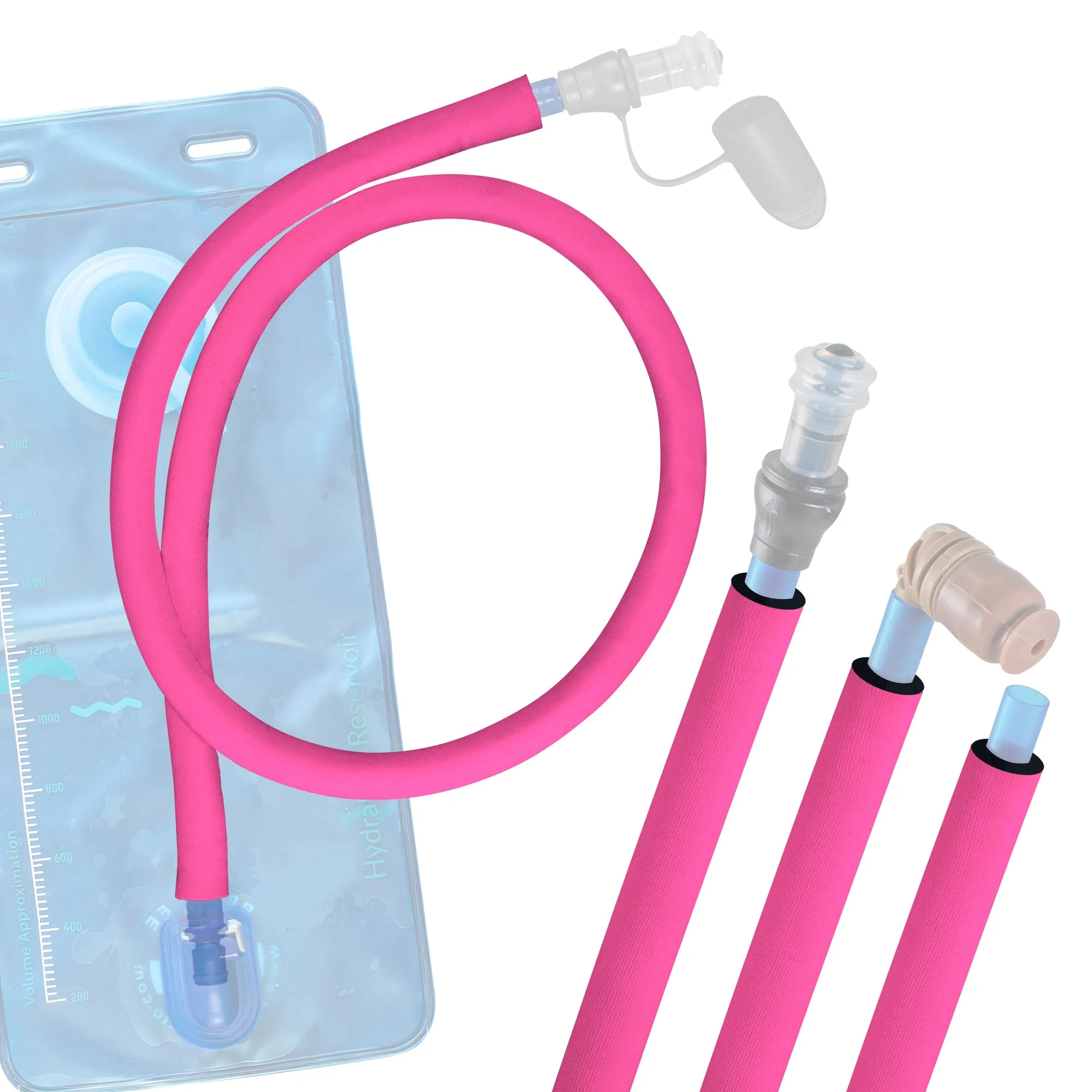 Hot Pink Insulated Drink Tube Hose Cover