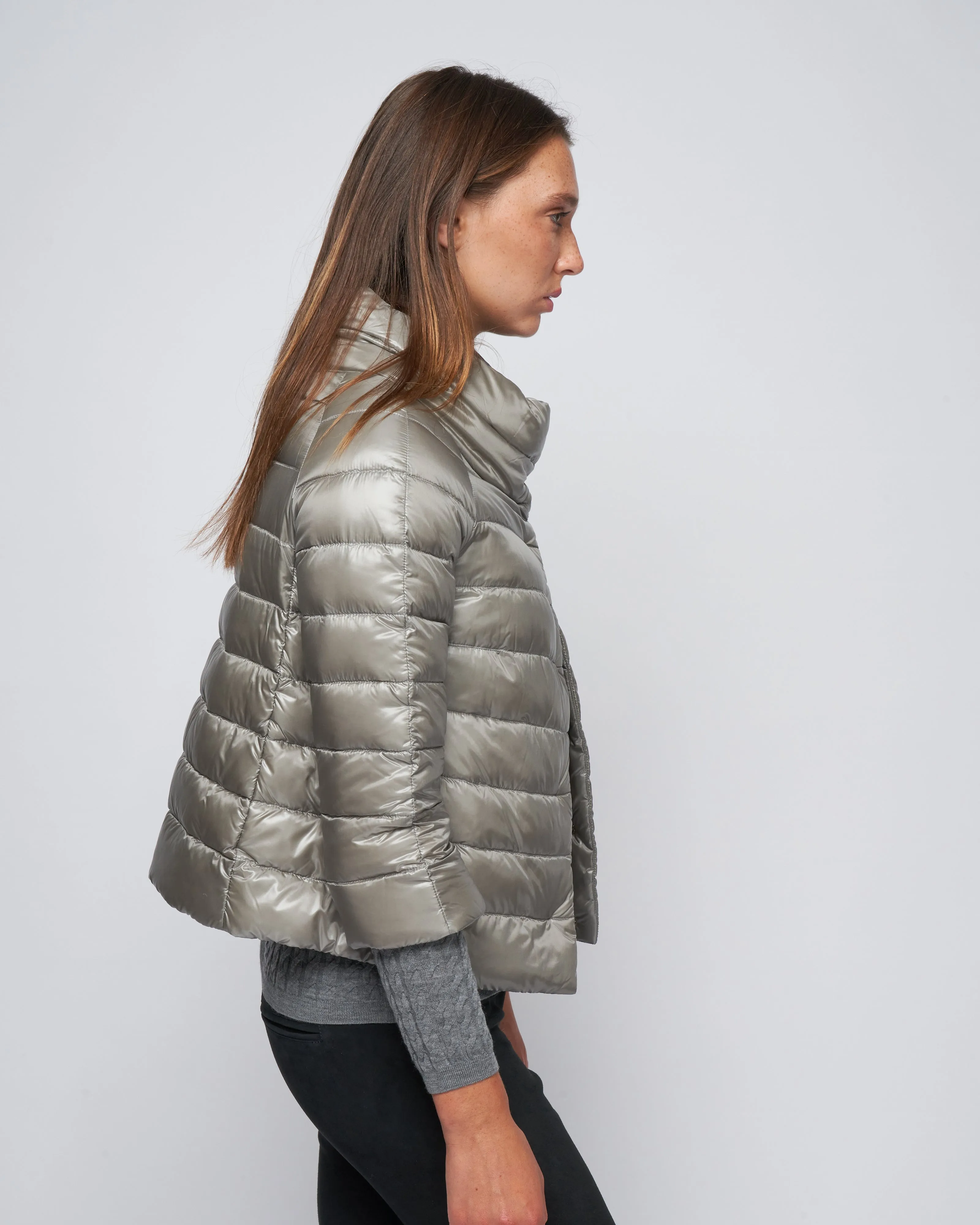 iconico sofia 3/4 slv bolero - grigio