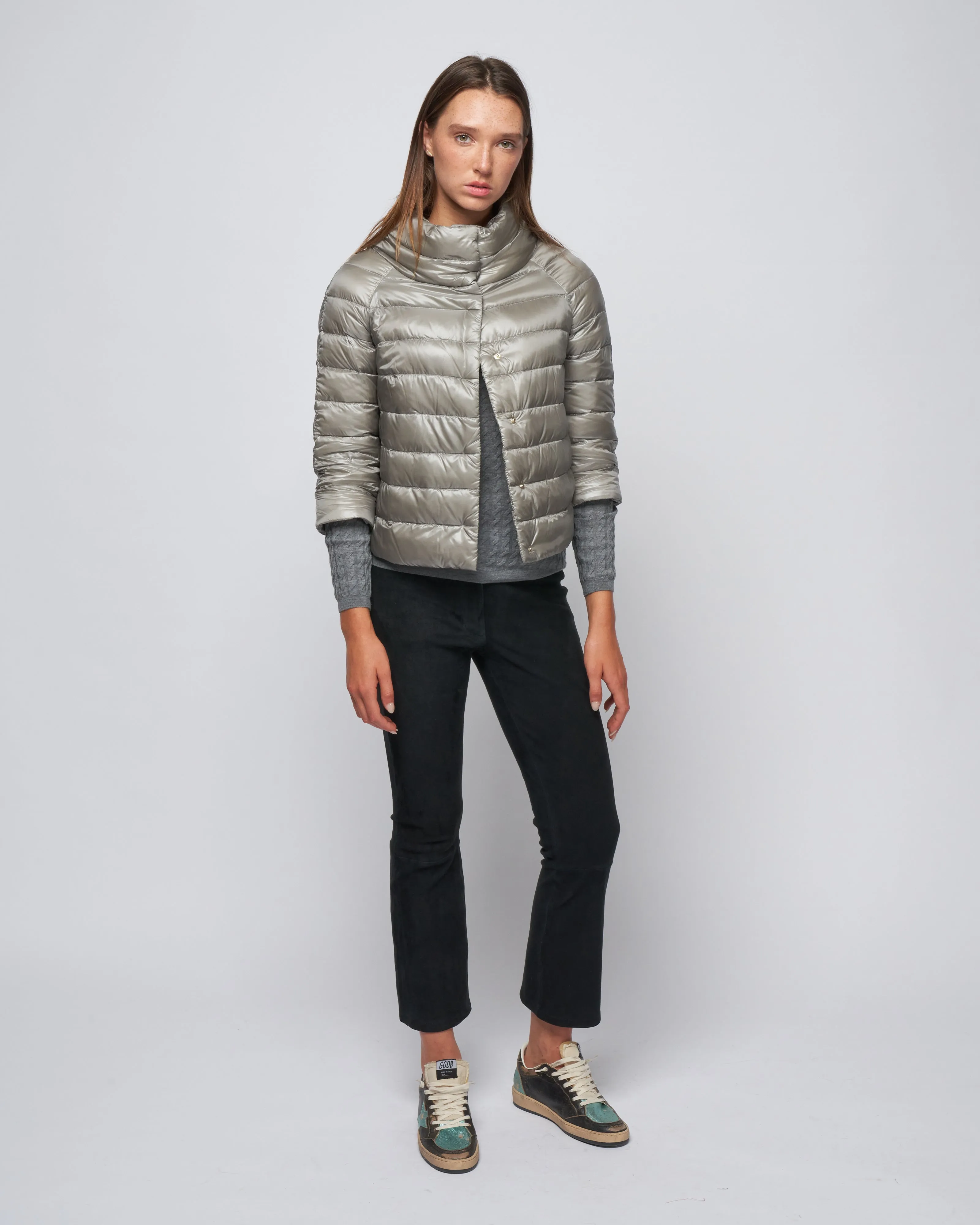 iconico sofia 3/4 slv bolero - grigio