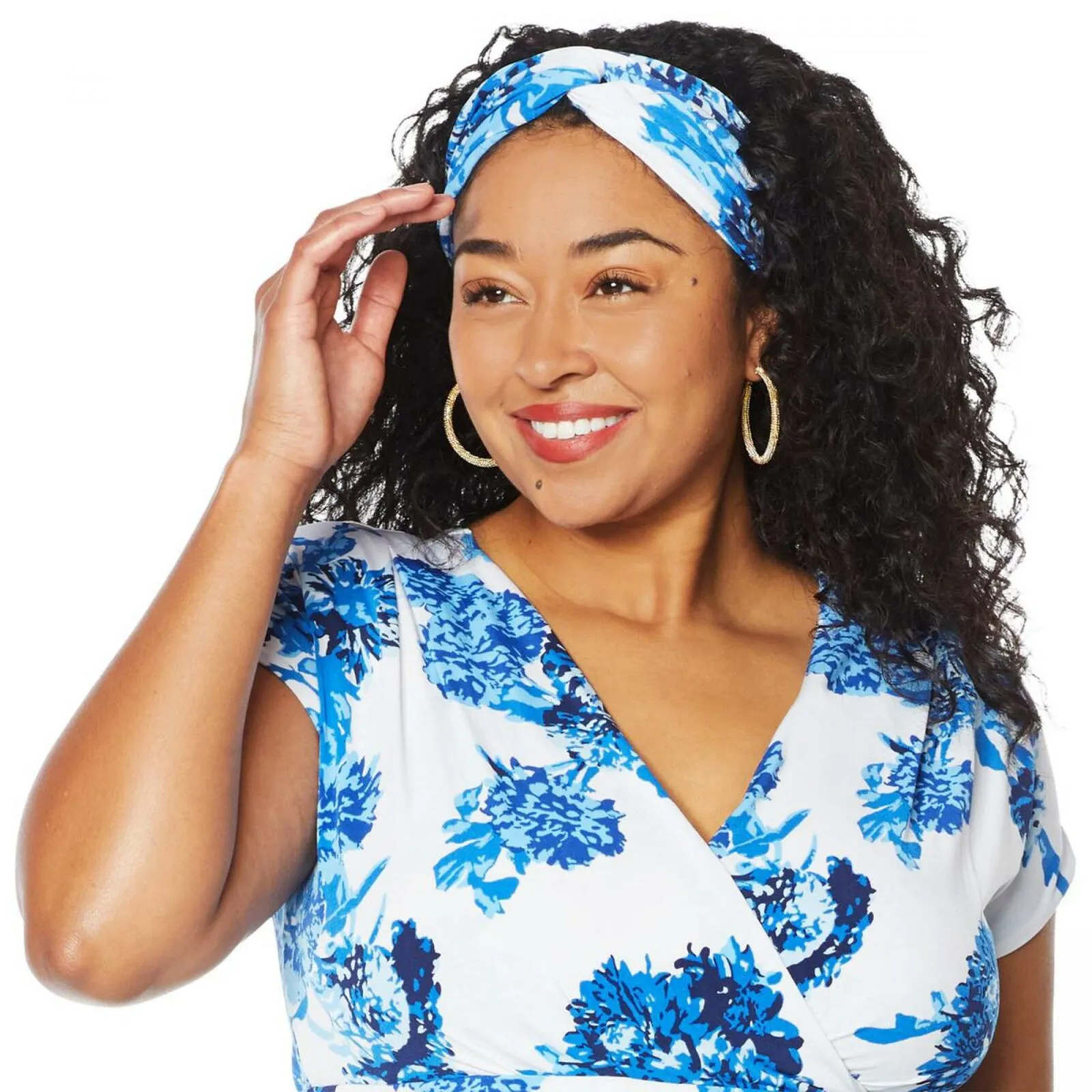 IMAN Women's Boho Chic Maxi Dress With Head Wrap