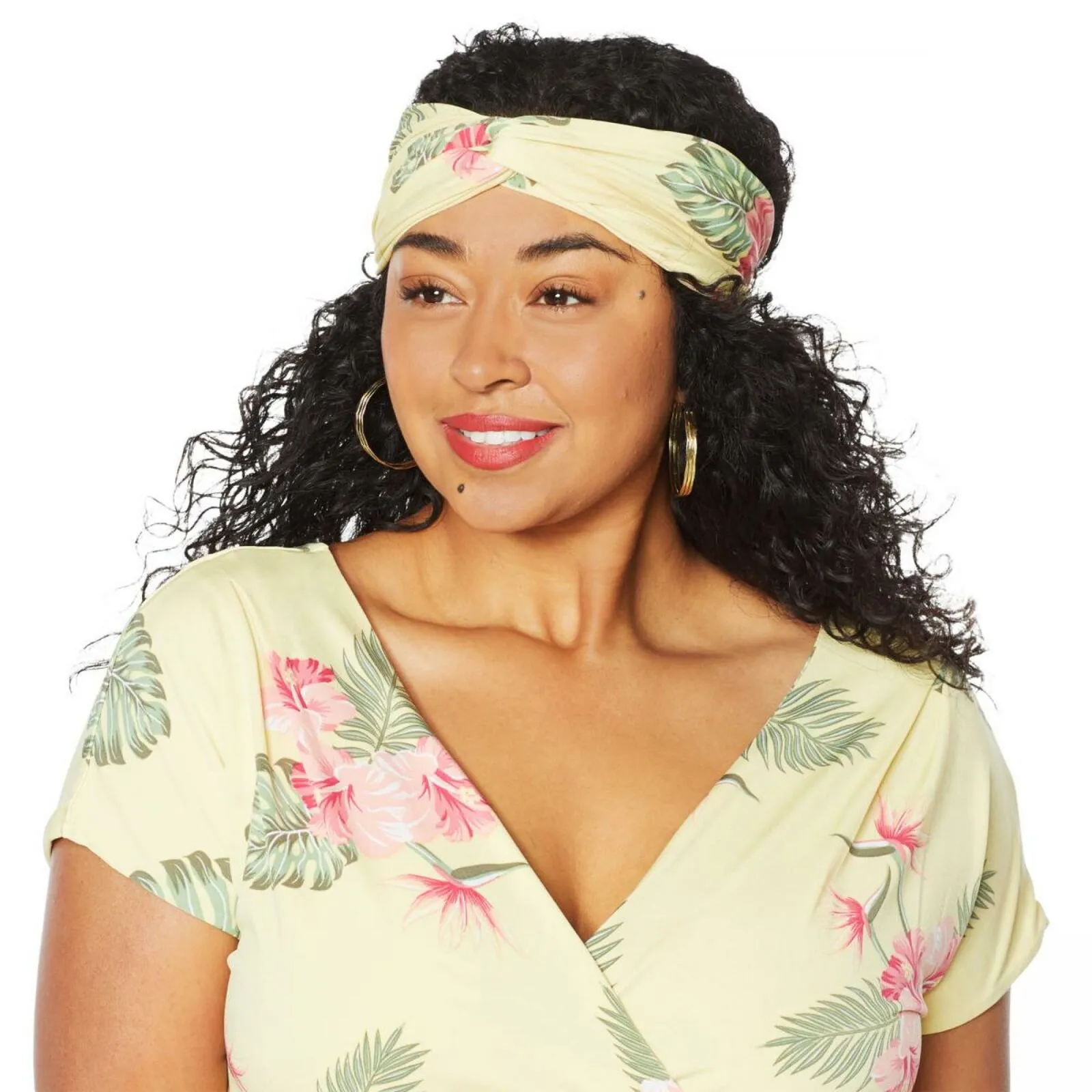 IMAN Women's Boho Chic Maxi Dress With Head Wrap