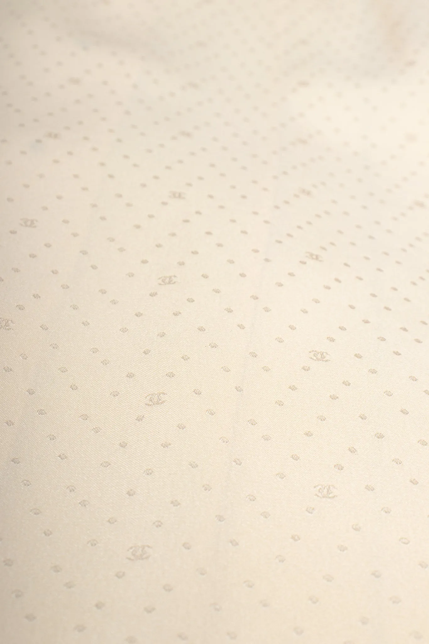 Jacquard Dot Logo Bow Blouse