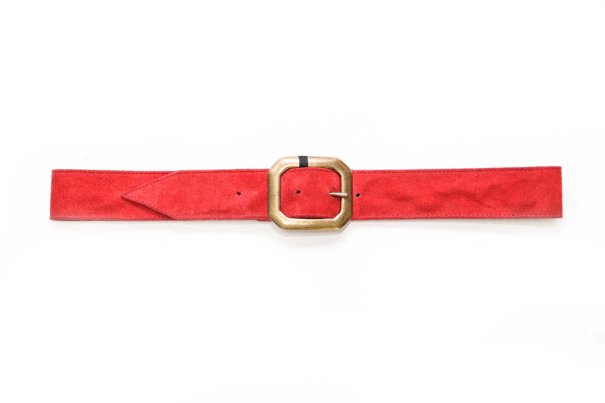 JJ Winters Belt - Red Suede