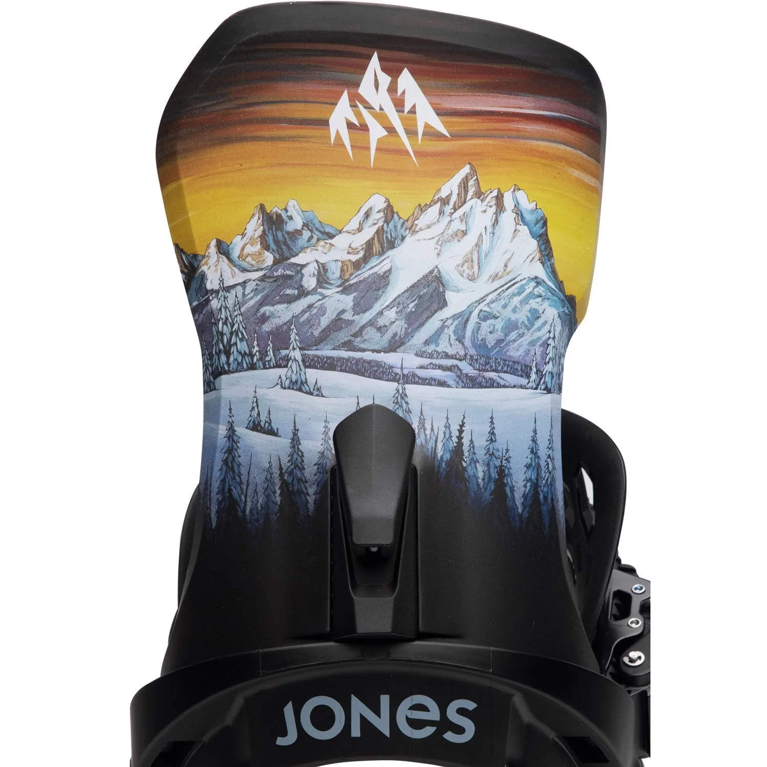 Jones Meteorite Snowboard Bindings Mens Black Art / RP Roberts