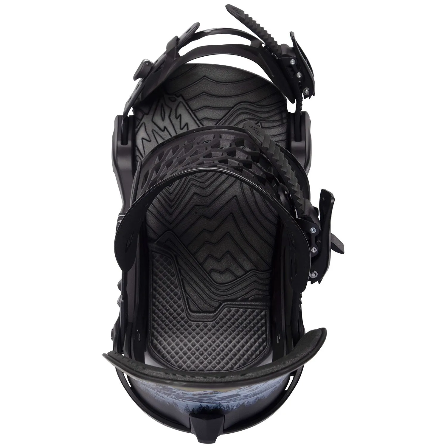 Jones Meteorite Snowboard Bindings Mens Black Art / RP Roberts