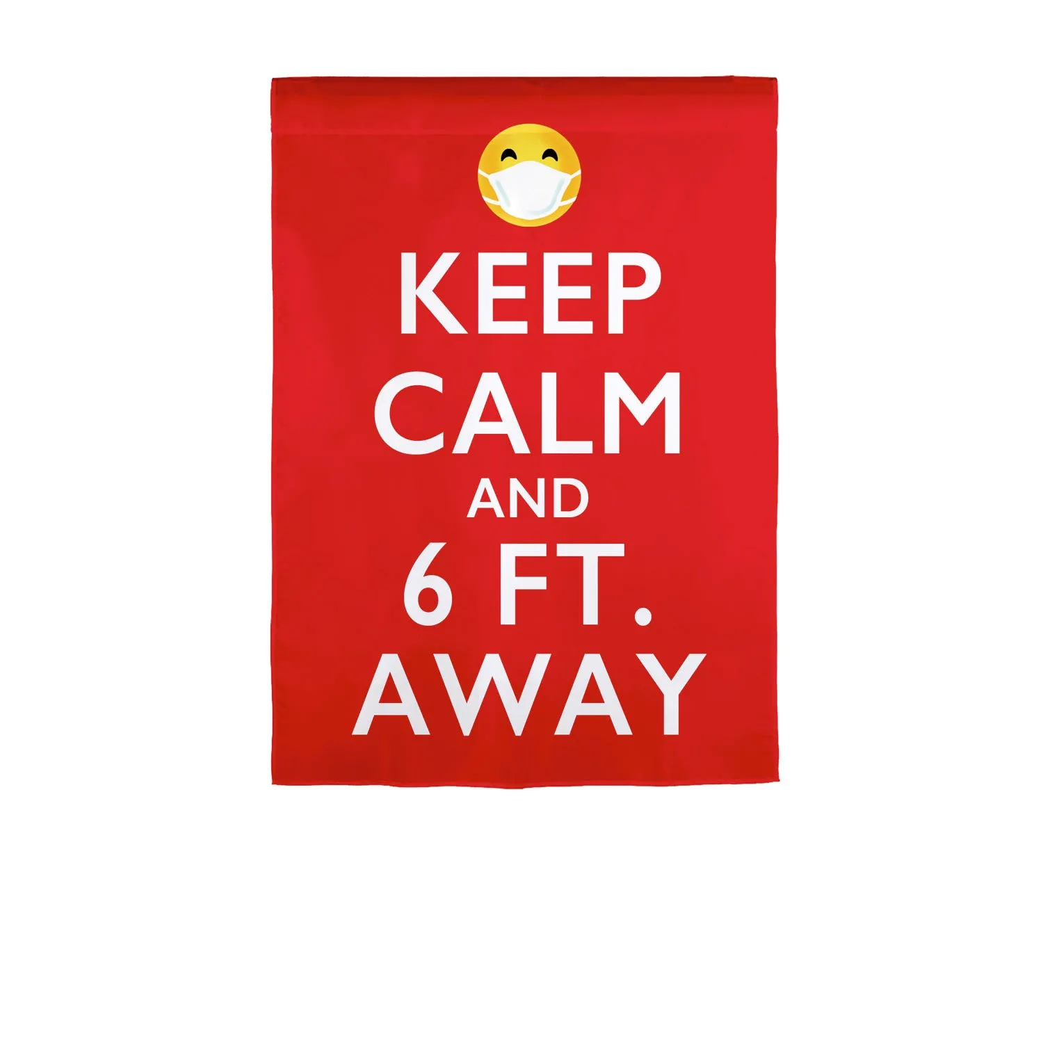 Keep Calm Garden Suede Flag,14s9790