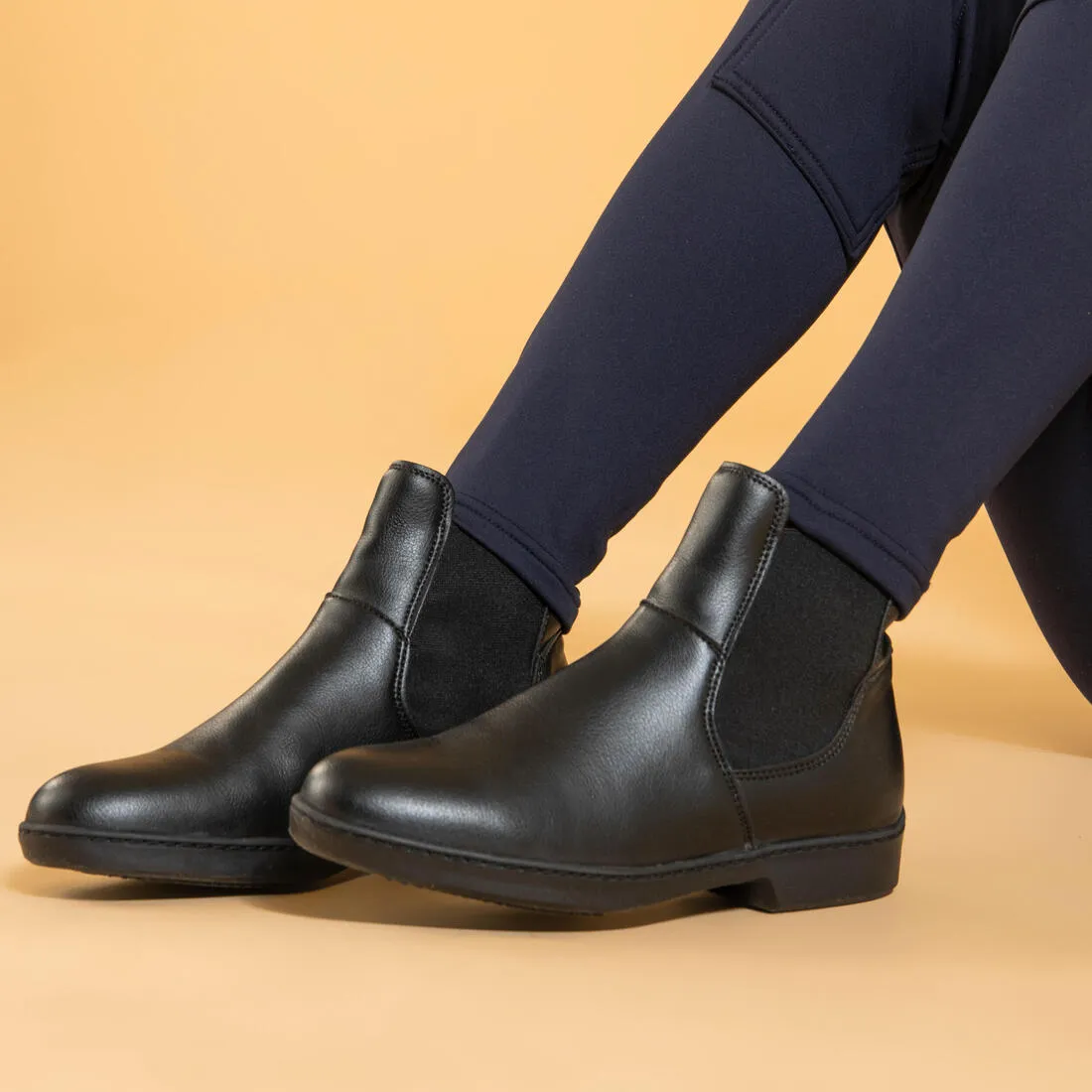 Kids' Horse Riding Warm Jodhpurs 100