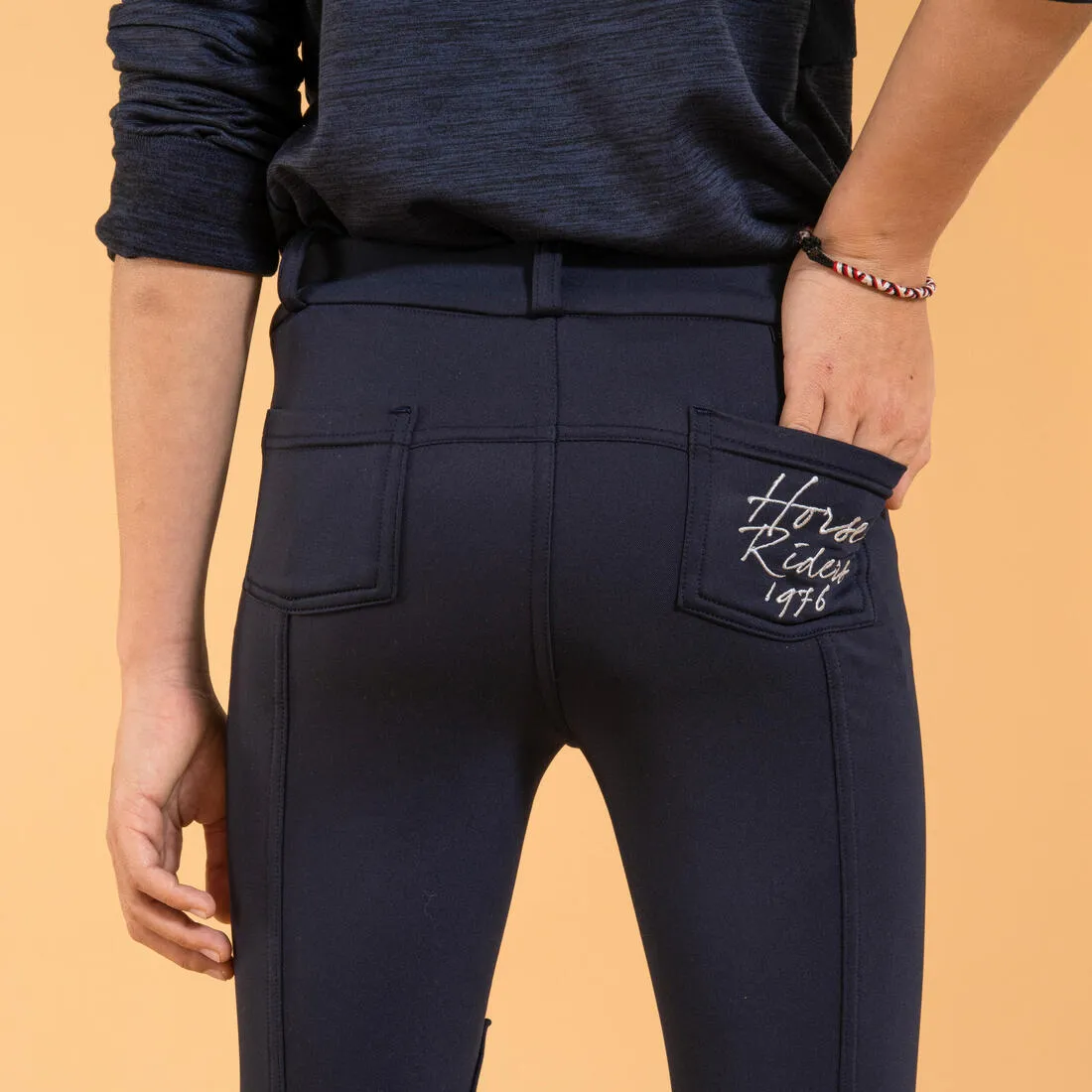 Kids' Horse Riding Warm Jodhpurs 100