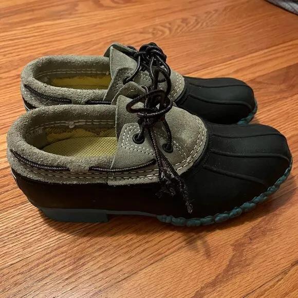 Kids Youth Small Batch L.L Bean Rubber Moccasin Size 4