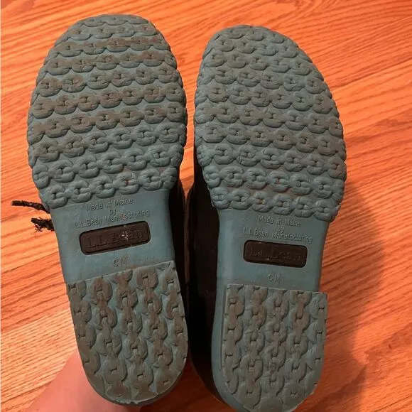 Kids Youth Small Batch L.L Bean Rubber Moccasin Size 4