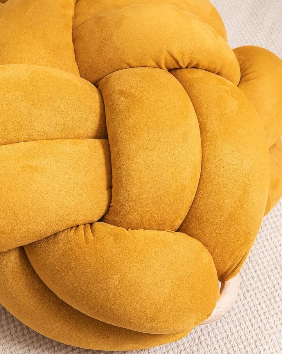 Knot Floor Cushion - Suede (Vegan)