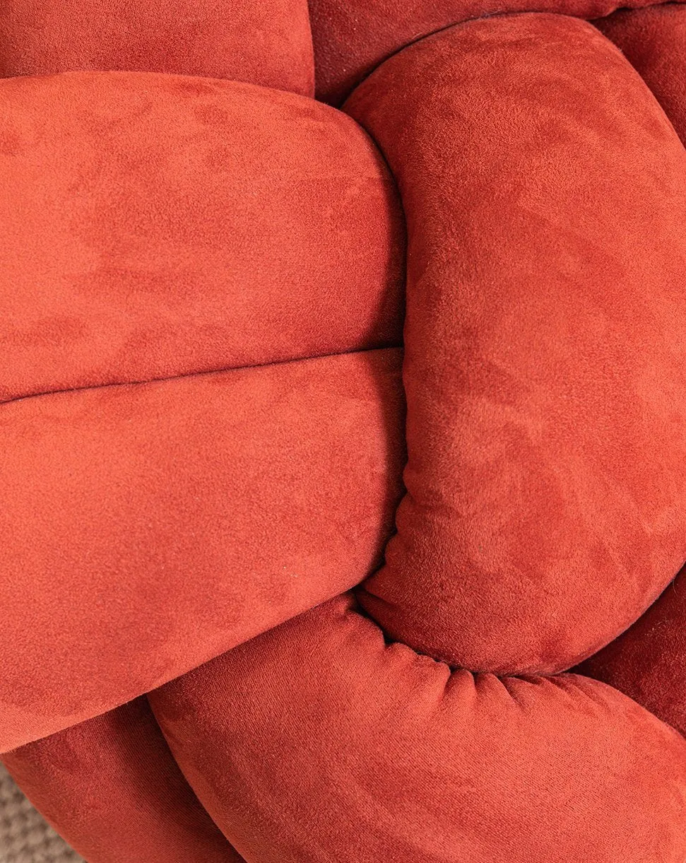 Knot Floor Cushion - Suede (Vegan)