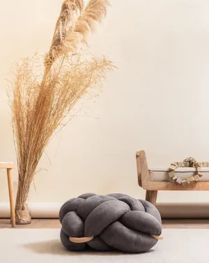 Knot Floor Cushion - Suede (Vegan)