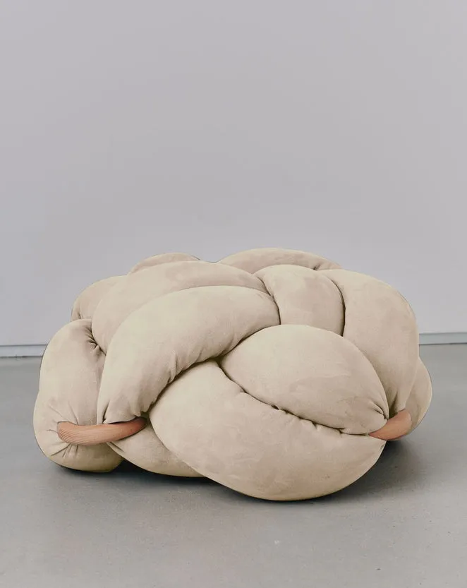 Knot Floor Cushion - Suede (Vegan)