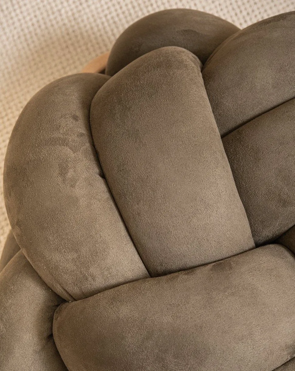 Knot Floor Cushion - Suede (Vegan)
