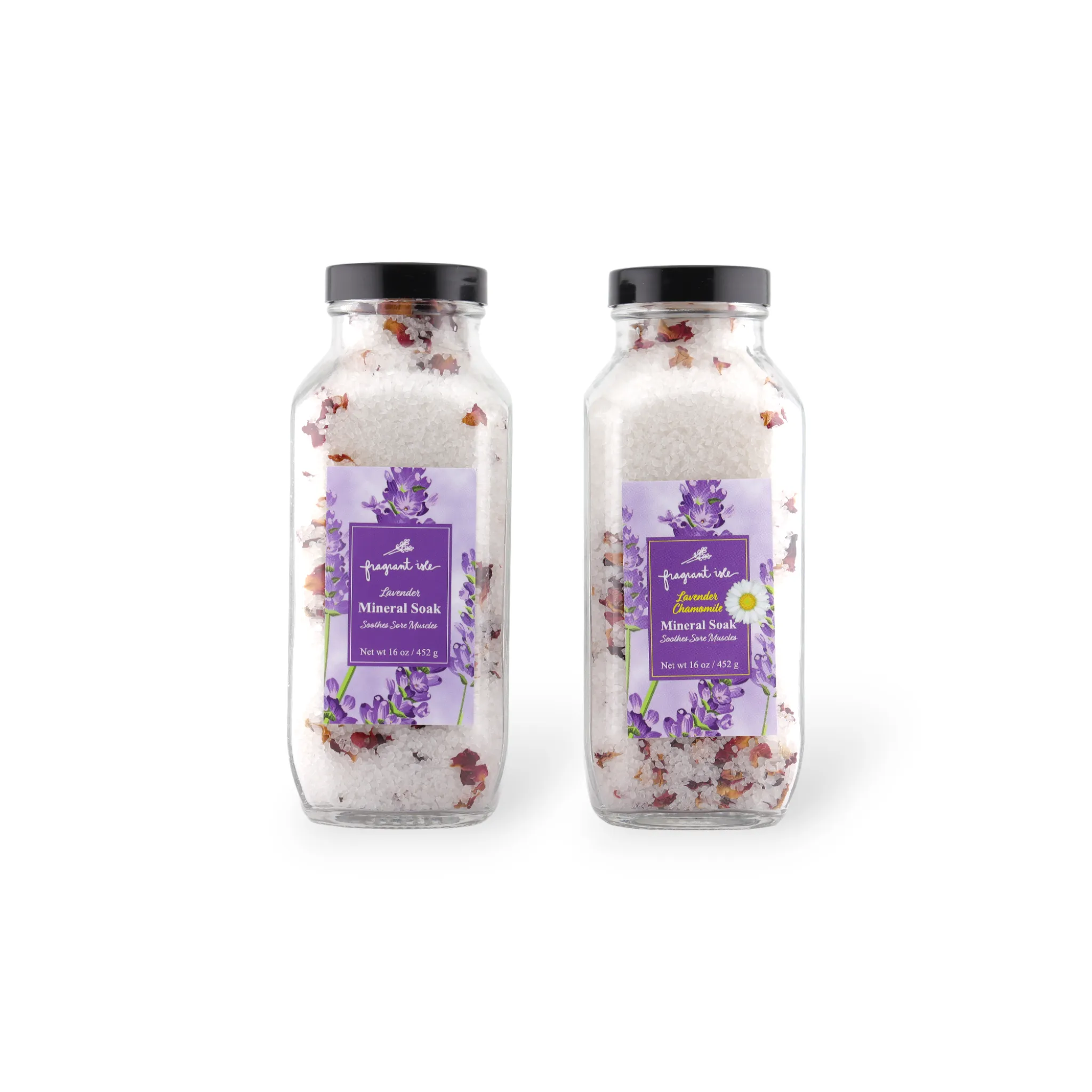 Lavender Mineral Soak - 16 oz