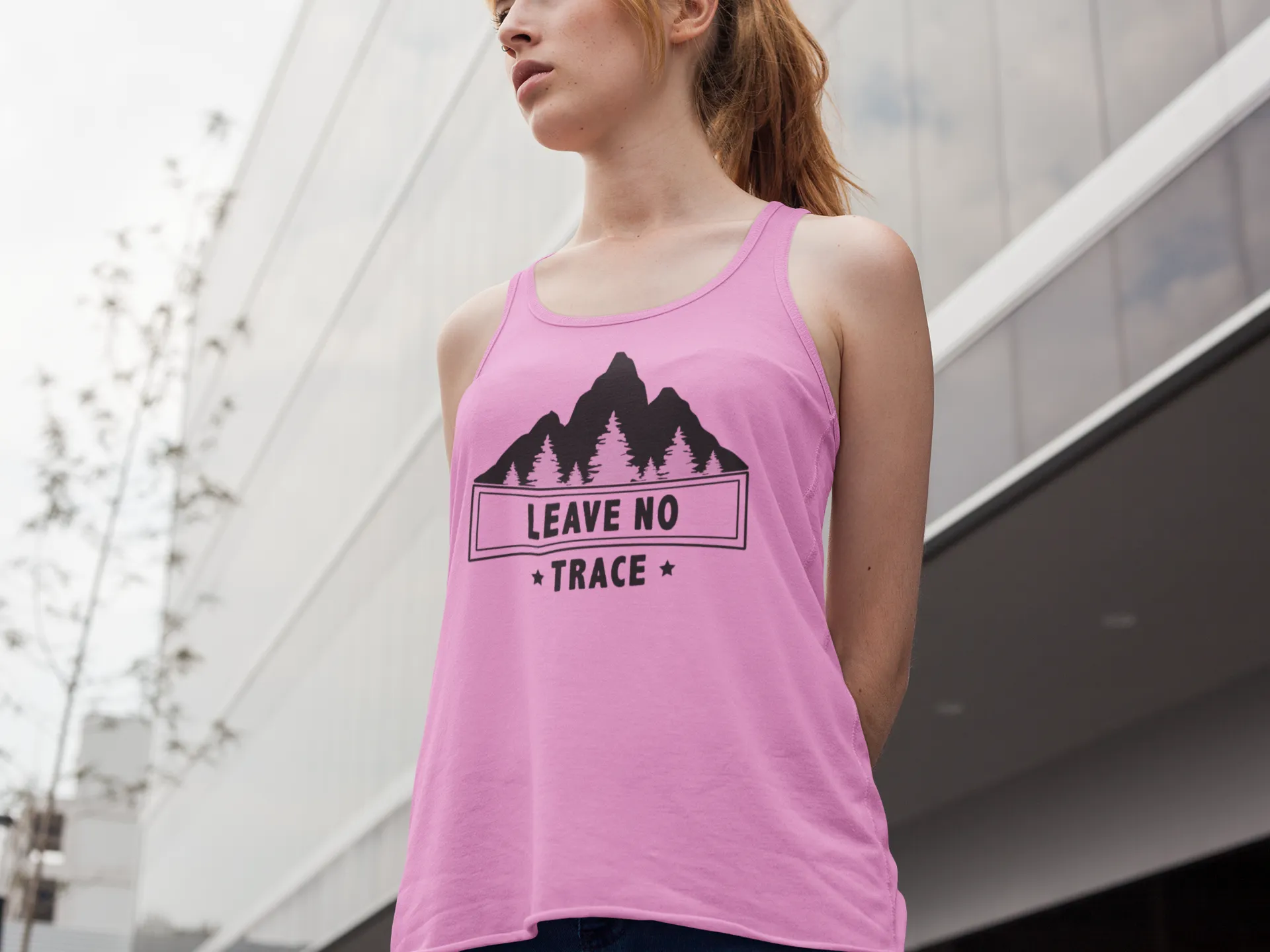 LEAVE NO TRACE RACERBACK TANK