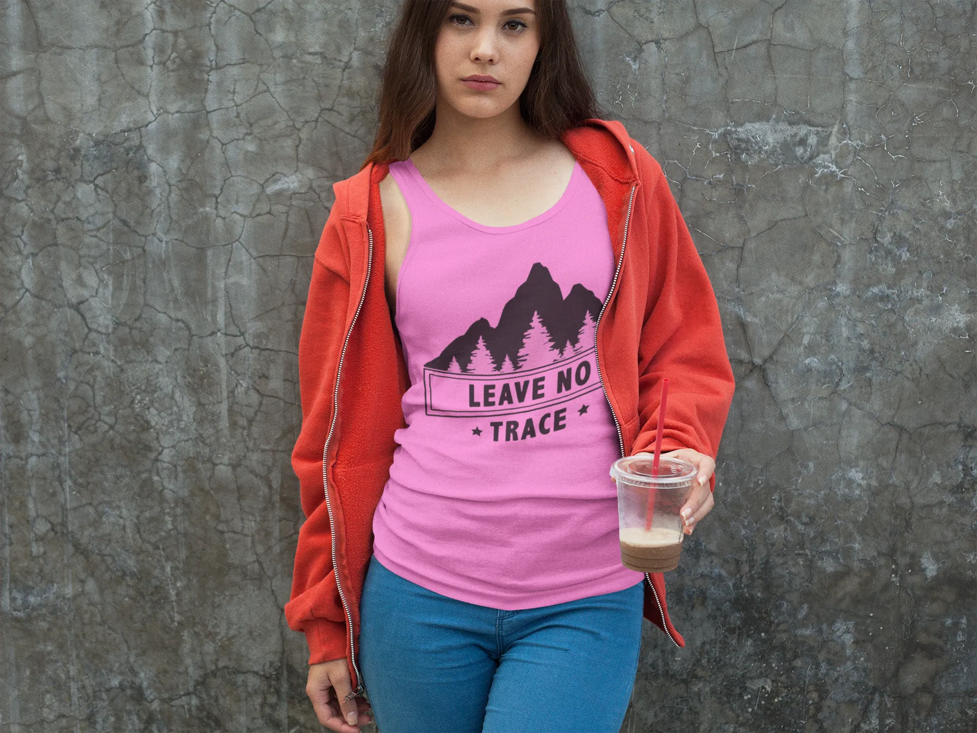 LEAVE NO TRACE RACERBACK TANK