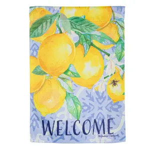 Lemon Tree Suede Garden Flag,14s11354