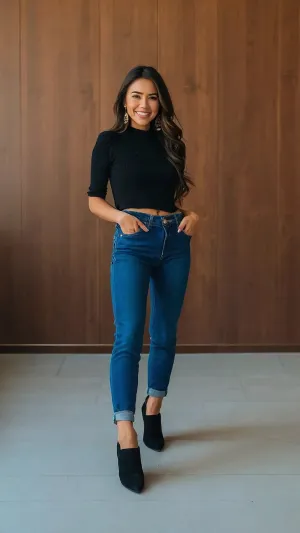 Level Up Your Casual Game: Mom Jeans Outfit Inspiration