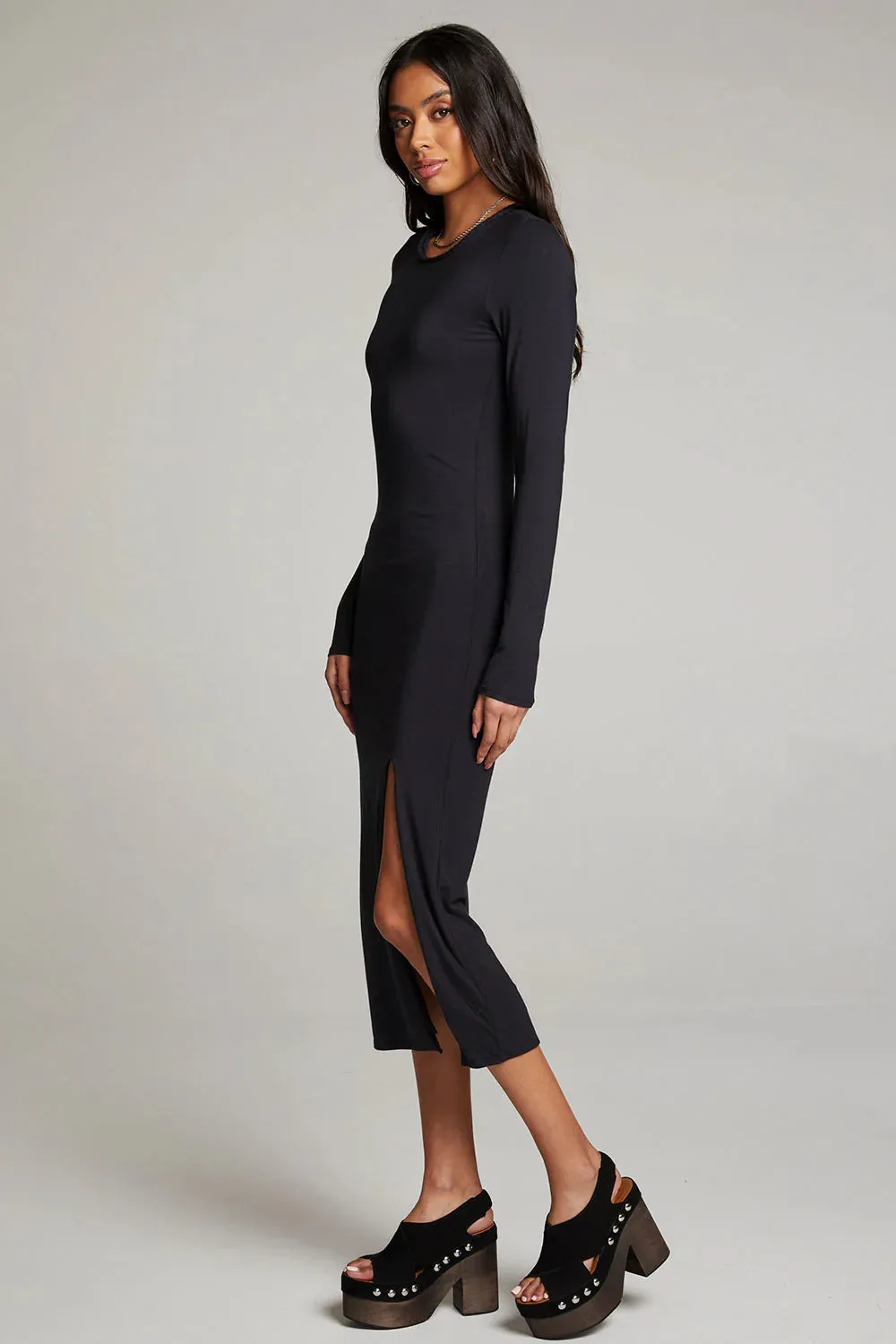 Linen Blend Bustier black top