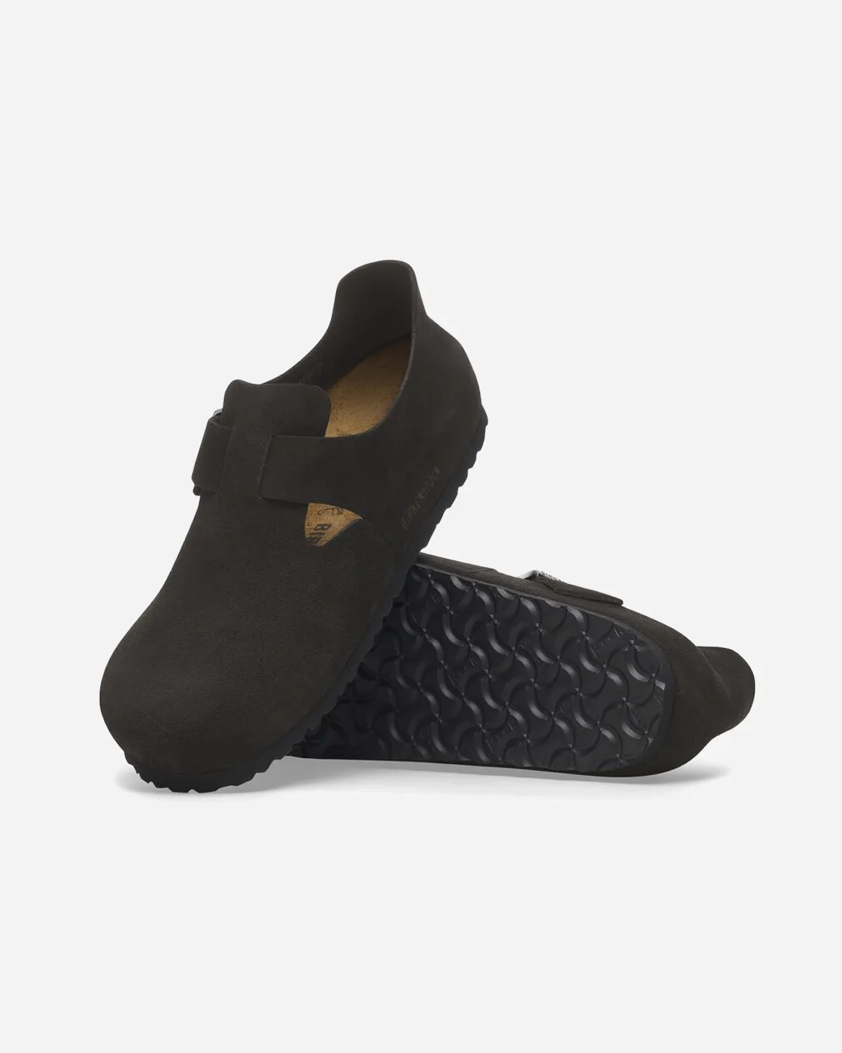 London Suede Leather Narrow - Black