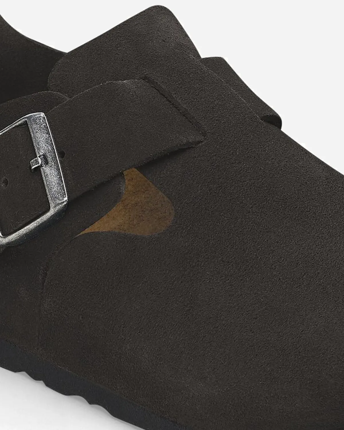 London Suede Leather Narrow - Black