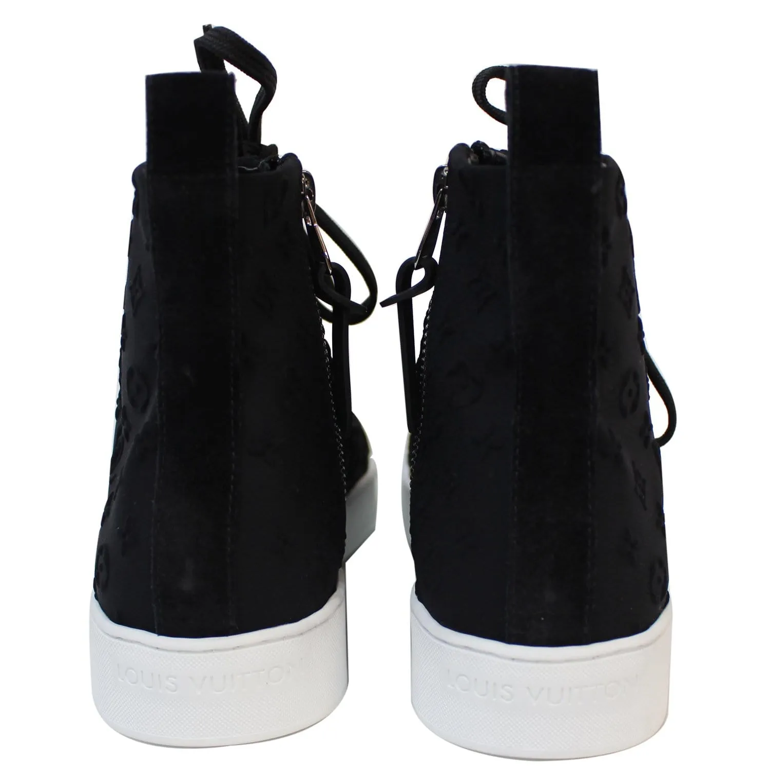 LOUIS VUITTON High Top Suede Sneaker Blue - 15% OFF