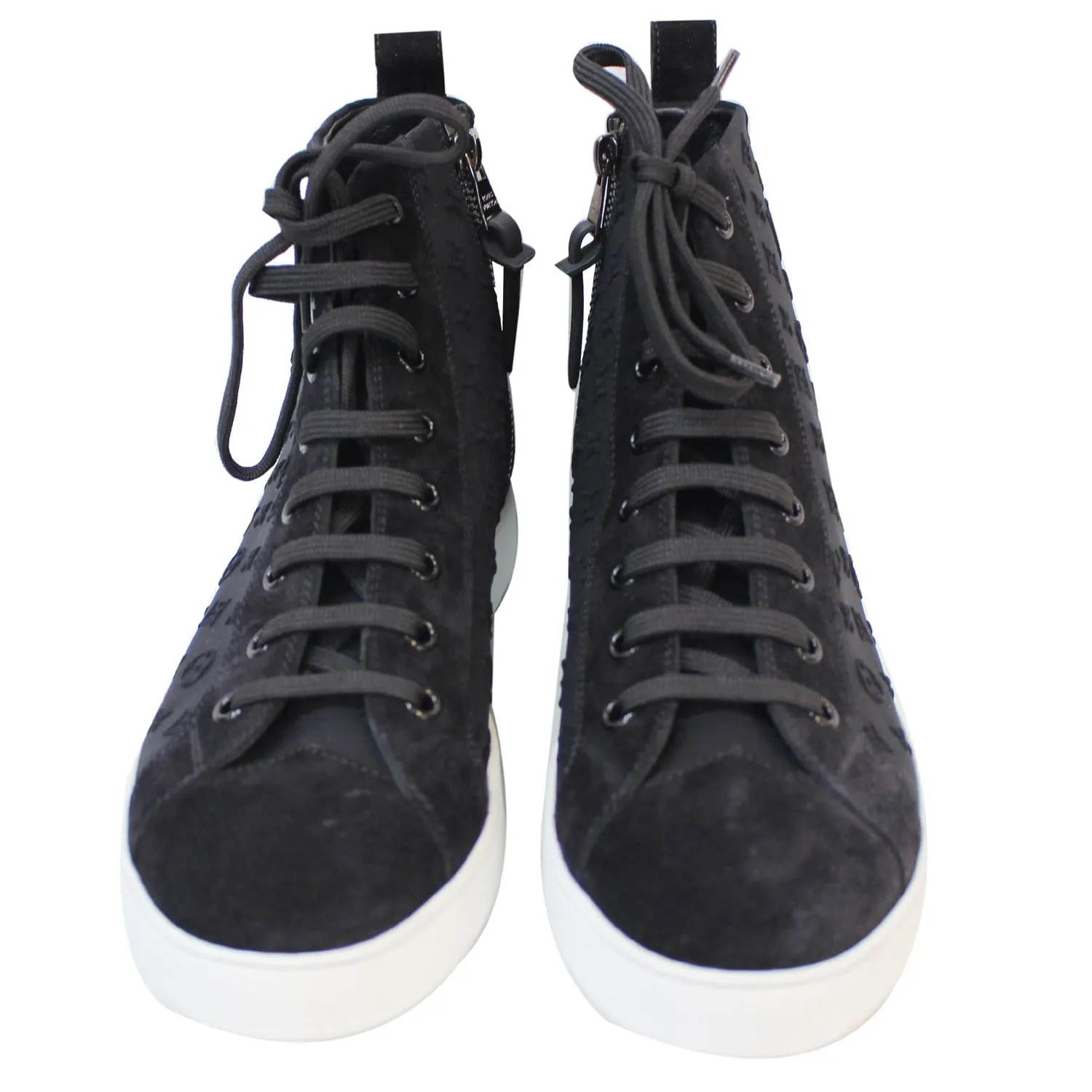 LOUIS VUITTON High Top Suede Sneaker Blue - 15% OFF