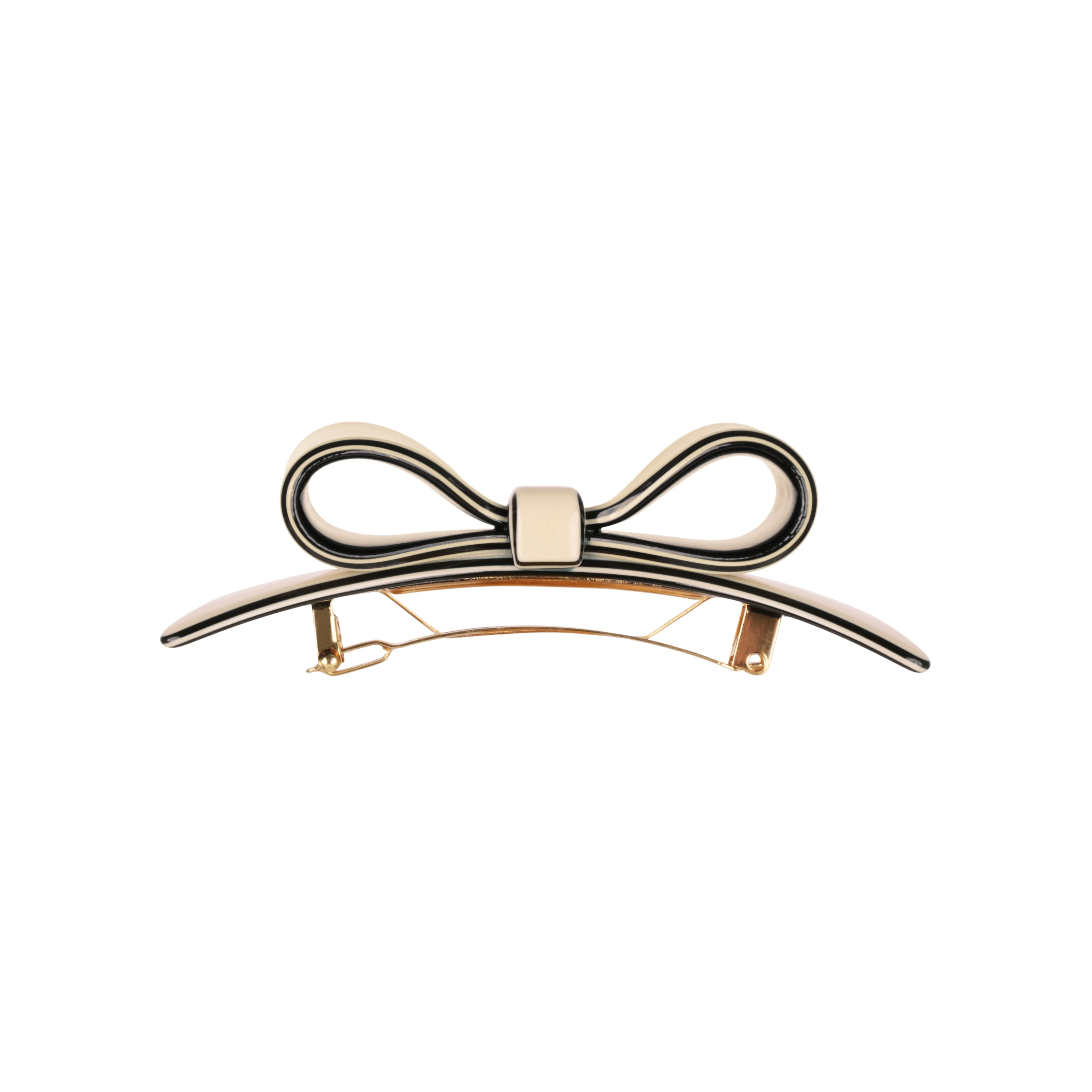 Marielle Small Ivory Bow Hair Clip