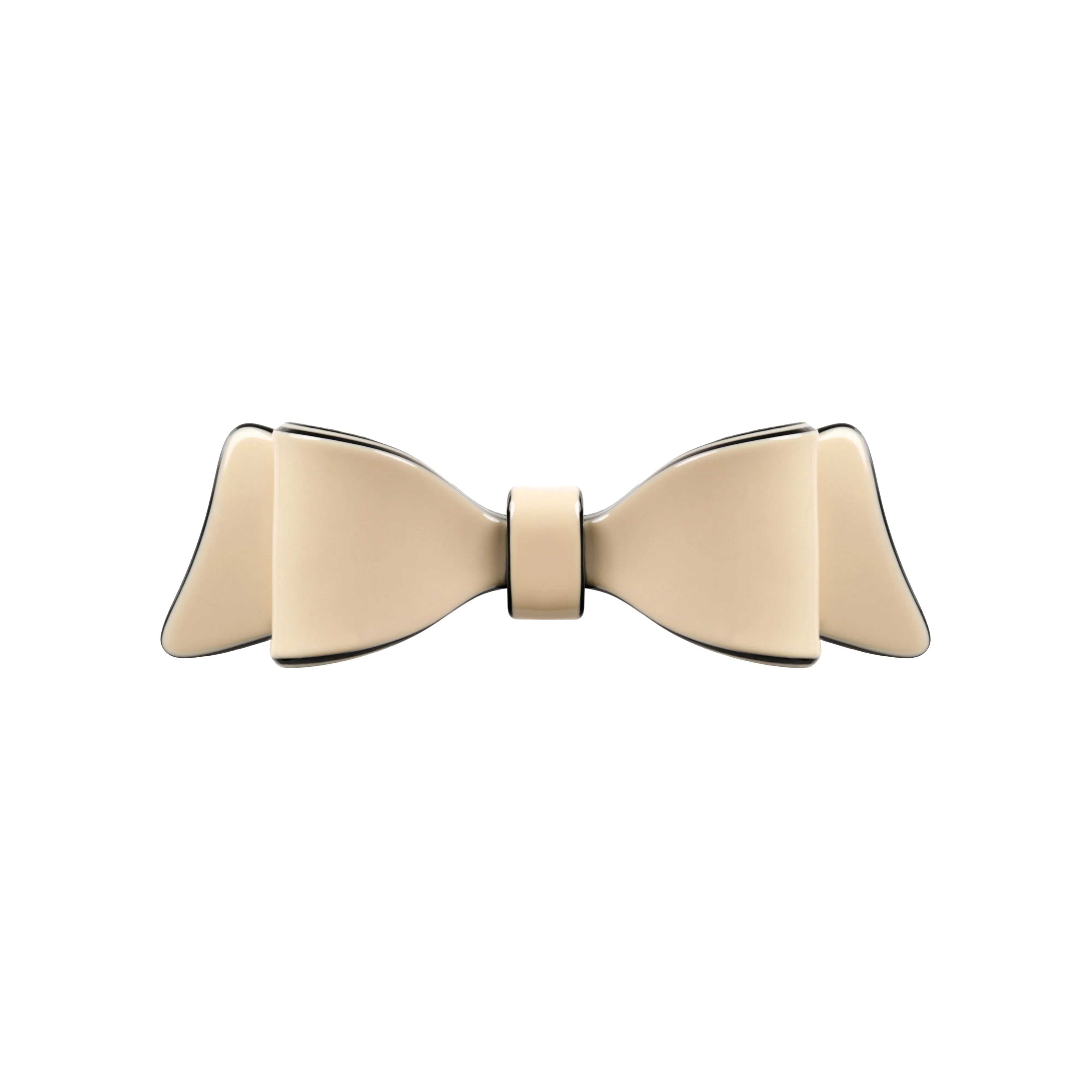 Marielle Small Ivory Bow Hair Clip