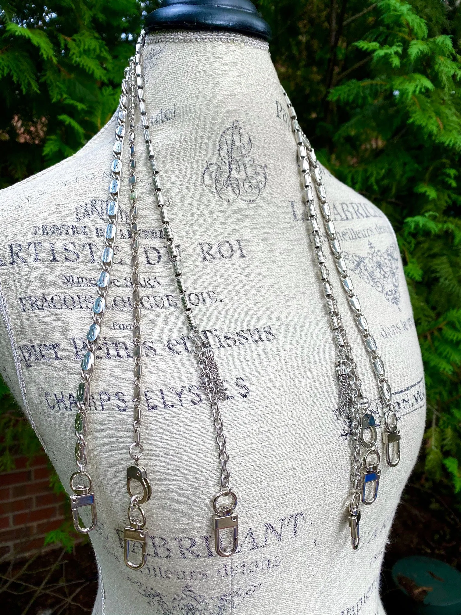 Mask Link Chain- Silver