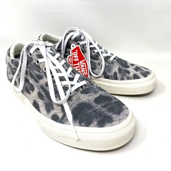 💖MEGA SALE💖Vans Old Skool Women's  Skateboarding   Leopard Canvas VN0A38G19FS