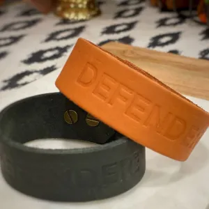 Men's {Defender} Thick Leather Bracelet