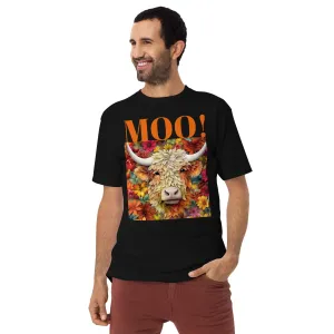 Men’s premium heavyweight tee, warm T Shirt, 100% Cotton