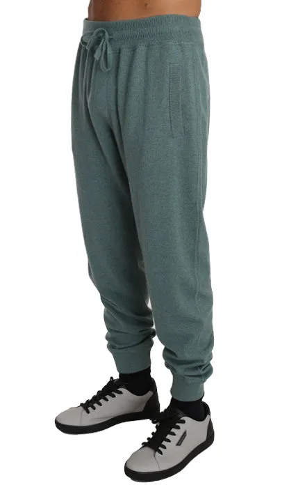 Mint Green Cashmere Casual Warm Sweatpants