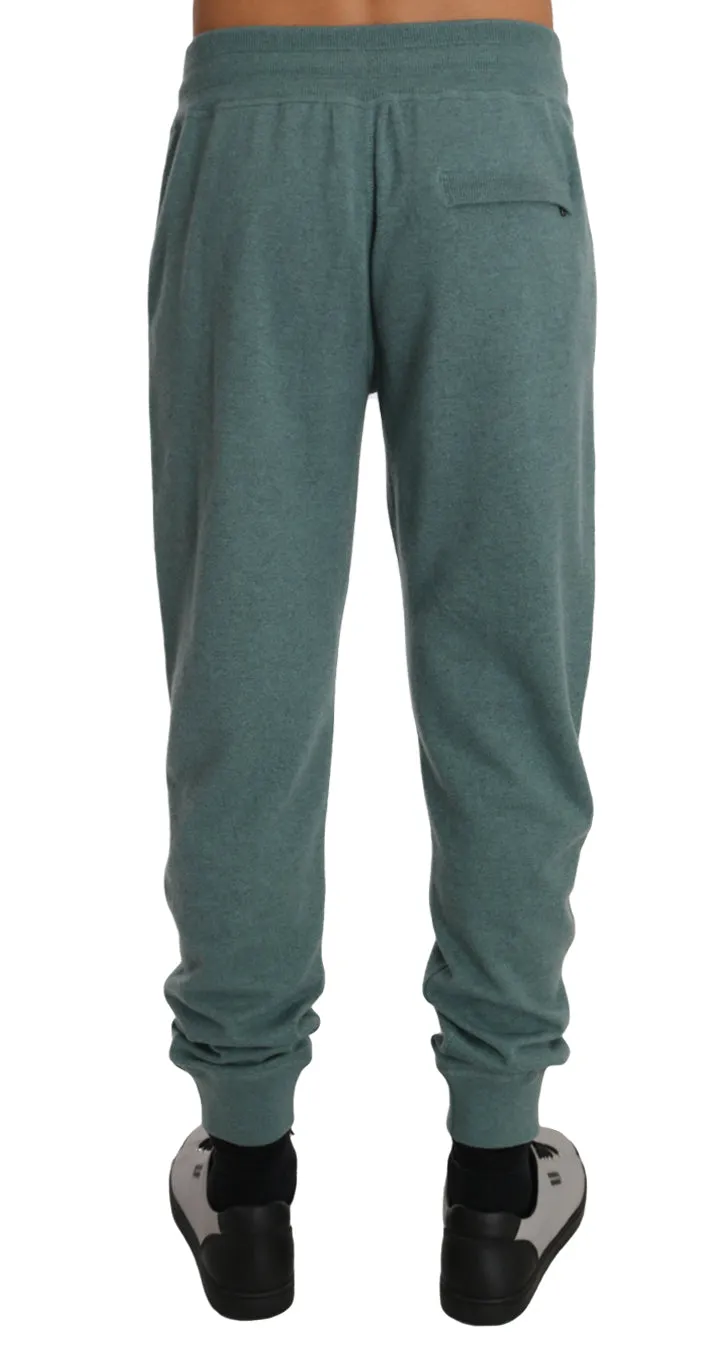 Mint Green Cashmere Casual Warm Sweatpants