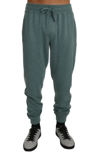 Mint Green Cashmere Casual Warm Sweatpants