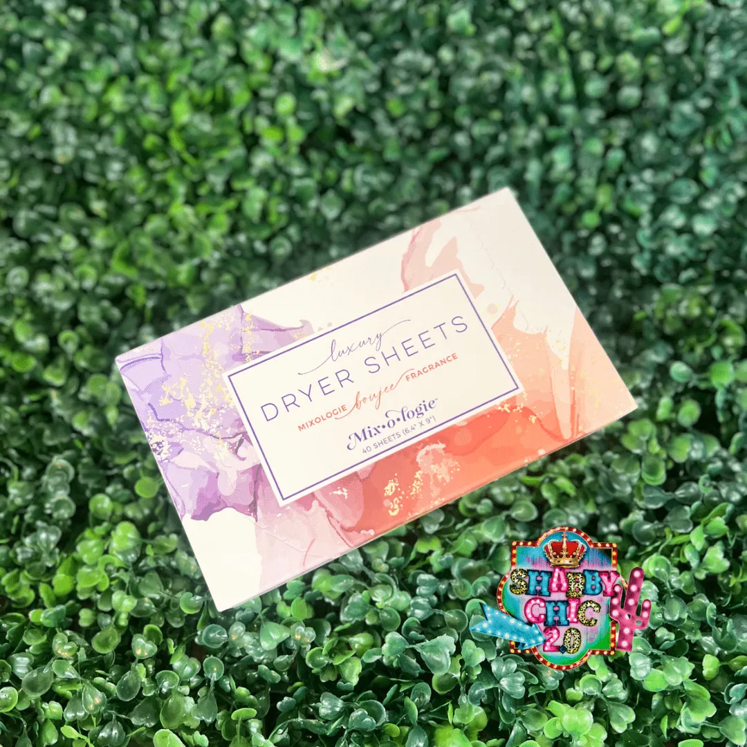 Mixologie BOUJEE FABRIC SOFTENER DRYER SHEETS